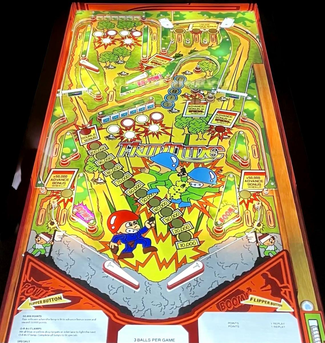 Image of the Frontline Taito pinball