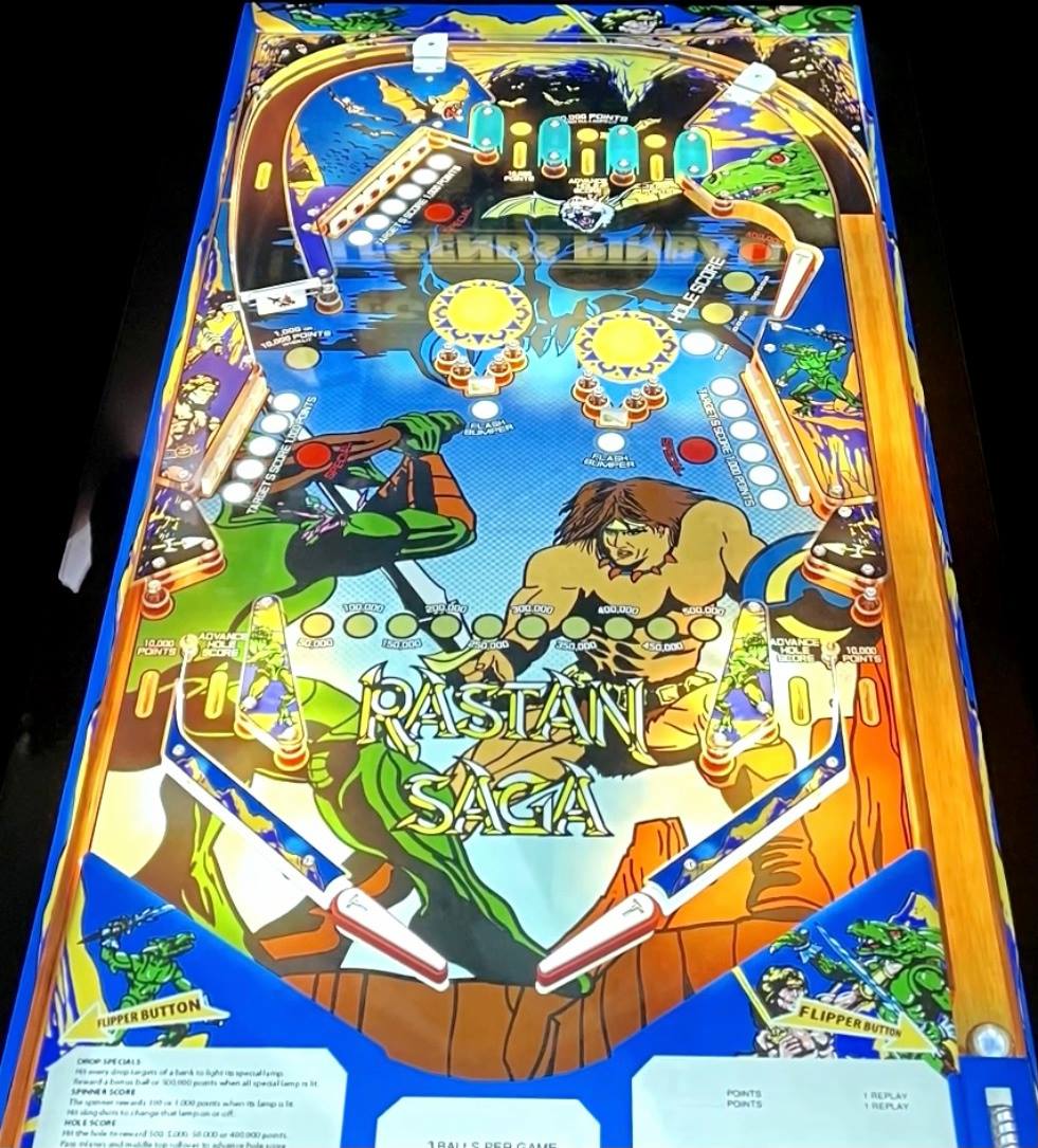 Image of the Rastan Saga Taito pinball