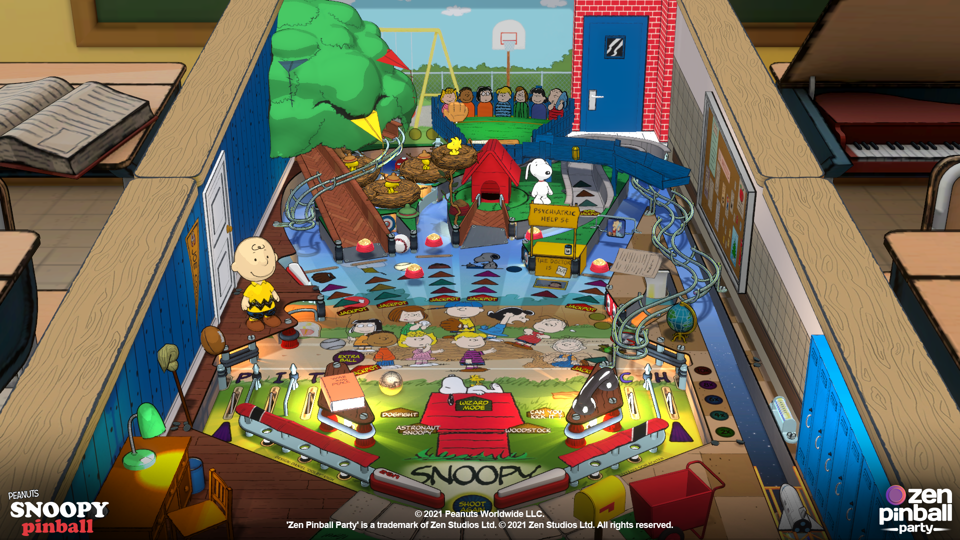 Peanuts Snoopy Pinball Screenshot 1